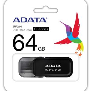 ADATA UV240 USB Flash Disk 64GB, USB 2.0 - Černý