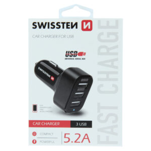 CL ADAPTÉR 3x USB 5,2A POWER