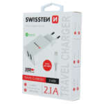 SÍŤOVÝ ADAPTÉR SMART IC 2x USB 2,1A POWER + DATOVÝ KABEL USB / LIGHTNING 1,2 M BÍLÝ - Obrázek 3