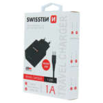 SÍŤOVÝ ADAPTÉR SMART IC 1x USB 1A POWER + DATOVÝ KABEL USB / MICRO USB 1,2 M ČERNÝ - Obrázek 3