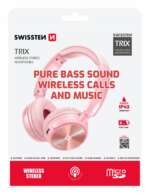 BLUETOOTH STEREO SLUCHÁTKA TRIX RŮŽOVÁ