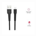 DATOVÝ KABEL USB / USB-C 1,0 M ČERNÝ - Obrázek 4