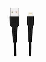 DATOVÝ KABEL USB / LIGHTNING 1,0 M ČERNÝ - Obrázek 3