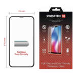 SKLO FULL GLUE, COLOR FRAME, CASE FRIENDLY PRO APPLE IPHONE 11 ČERNÉ - Obrázek 2