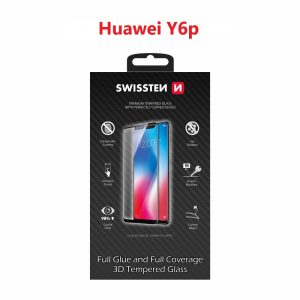 SKLO ULTRA DURABLE 3D FULL GLUE GLASS PRO HUAWEI Y6p ČERNÉ