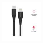 NABÍJECÍ KABEL USB-C / LIGHTNING 1,0 M ČERNÝ - Obrázek 4
