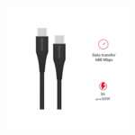 NABÍJECÍ KABEL USB-C / USB-C 1,0 M ČERNÝ - Obrázek 4