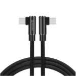 TEXTILNÍ DATOVÝ KABEL ARCADE USB-C / USB-C 1,2 M ČERNÝ - Obrázek 3