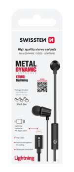 SLUCHÁTKA EARBUDS DYNAMIC LIGHTNING YS500 ČERNÁ