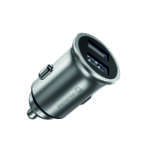 CL ADAPTÉR 2x USB 4,8A METAL SILVER (ECO BALENÍ) - Obrázek 3