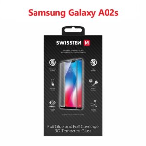 SKLO ULTRA DURABLE 3D FULL GLUE GLASS PRO SAMSUNG A025 GALAXY A02s ČERNÉ