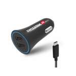 CL ADAPTÉR 2,4A POWER 2x USB + KABEL USB-C - Obrázek 5