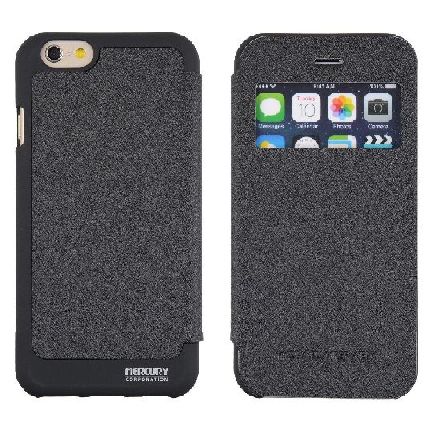 POUZDRO MERCURY WOW BUMPER VIEW PRO APPLE IPHONE 6 ČERNÉ - Obrázek 1