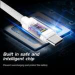 DATOVÝ KABEL TEXTILE USB / USB-C 2,0 M STŘÍBRNÝ - Obrázek 4