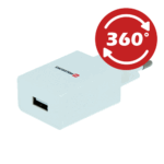 SÍŤOVÝ ADAPTÉR SMART IC 1x USB 1A POWER + DATOVÝ KABEL USB / LIGHTNING 1,2 M BÍLÝ - Obrázek 4