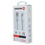 DATOVÝ KABEL TEXTILE USB / MICRO USB 2,0 M STŘÍBRNÝ - Obrázek 8