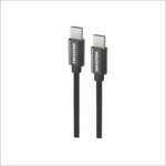 DATOVÝ KABEL TEXTILE USB-C / USB-C 1,2 M ČERNÝ - Obrázek 8