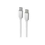 DATOVÝ KABEL TEXTILE USB-C / USB-C 1,2 M STŘÍBRNÝ - Obrázek 7