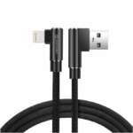 TEXTILNÍ DATOVÝ KABEL ARCADE USB / LIGHTNING 1,2 M ČERNÝ - Obrázek 4