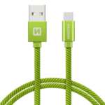 DATOVÝ KABEL TEXTILE USB / USB-C 1,2 M ZELENÝ - Obrázek 3
