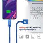 DATOVÝ KABEL TEXTILE USB / USB-C 1,2 M MODRÝ - Obrázek 8