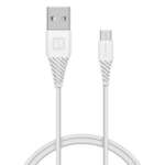 DATOVÝ KABEL USB / MICRO USB 1,5 M BÍLÝ (6,5mm) - Obrázek 3