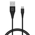 DATOVÝ KABEL USB / MICRO USB 1,5 M ČERNÝ (6,5mm) - Obrázek 3