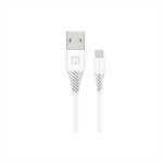 DATOVÝ KABEL USB / USB-C BÍLÝ 1,5 M (7mm) - Obrázek 2