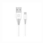 DATOVÝ KABEL USB / USB-C BÍLÝ 1,5 M (9mm) - Obrázek 3