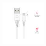 DATOVÝ KABEL USB / USB-C BÍLÝ 1,5 M (9mm) - Obrázek 4