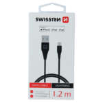 DATOVÝ KABEL TPE USB / LIGHTNING MFi 1,2 M ČERNÝ - Obrázek 2