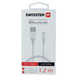 DATOVÝ KABEL TPE USB / LIGHTNING MFi 1,2 M BÍLÝ