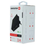 SÍŤOVÝ ADAPTÉR SMART IC 2x USB 3A POWER ČERNÝ - Obrázek 3