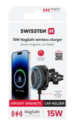MAGNETICKÝ DRŽÁK DO VENTILACE AUTA MAGSTICK COMPACT S BEZDRÁTOVÝM NABÍJENÍM 15W/7,5W (kompatibilní s MagSafe)