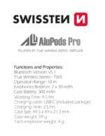 BLUETOOTH TWS SLUCHÁTKA ALUPODS PRO - Obrázek 5