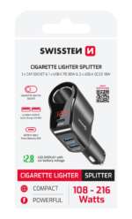 AUTOADAPTÉR S VÝSTUPEM 1x CL, 1x UCB-C PD a 2x USB-A, 108W - 216W - Obrázek 2