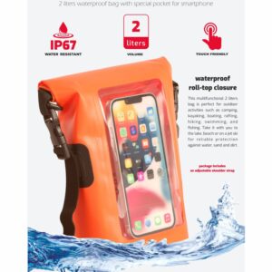 VODOTĚSNÉ POUZDRO WATERPROOF ORANŽOVÉ(2L)