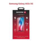 SKLO FULL GLUE, COLOR FRAME, CASE FRIENDLY PRO SAMSUNG A528 GALAXY A52s 5G ČERNÉ
