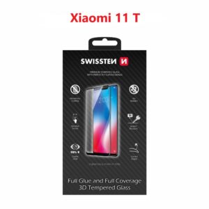 SKLO ULTRA DURABLE 3D FULL GLUE GLASS PRO XIAOMI 11 T ČERNÉ