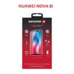 SKLO FULL GLUE, COLOR FRAME, CASE FRIENDLY PRO HUAWEI NOVA 8i ČERNÉ