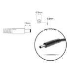 Nabíječka movano 19.5v 4.62a (4.5x3.0 pin) - dell - Obrázek 6